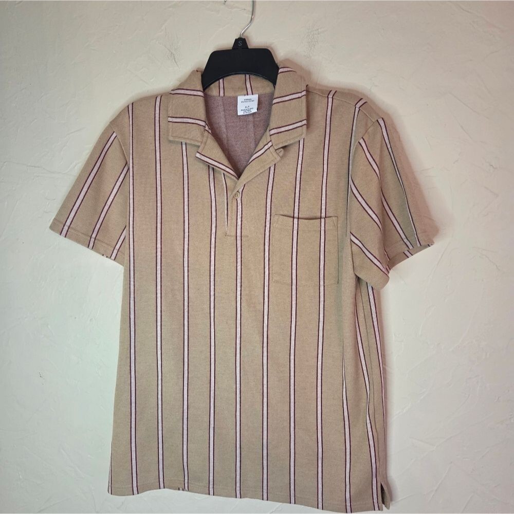 Urban Outfitters Striped Polo Shirt Size S